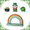 Glitzhome® 12" St. Patrick's Wooden Table Block Set